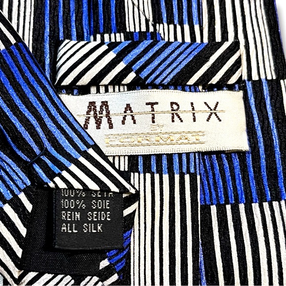Matrix By Format Silk Tie. Excellent Used Condition. - Picture 3 of 3